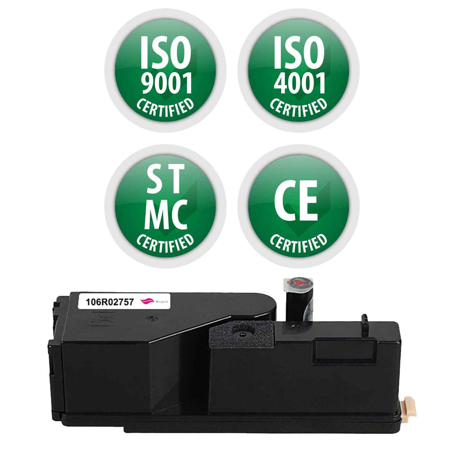Premium Ink&Toner | Re-Manufactured Toner Cartridge Replacement for 106R02757 – Standard Yield Laser Printer Cartridge Compatible with Xerox