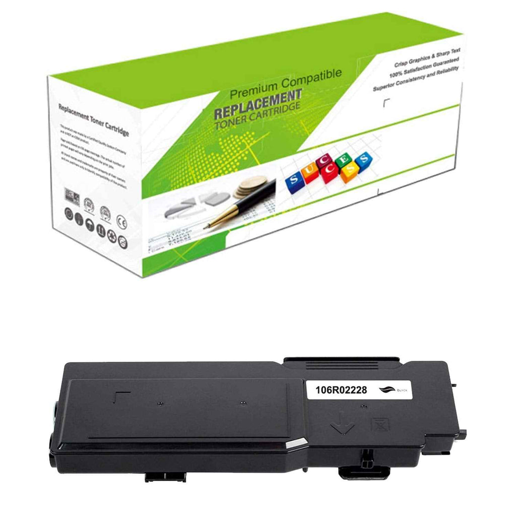 Premium Ink&Toner | Re-Manufactured Toner Cartridge Replacement for 106R02228 – Standard Yield Laser Printer Cartridge Compatible with Xerox
