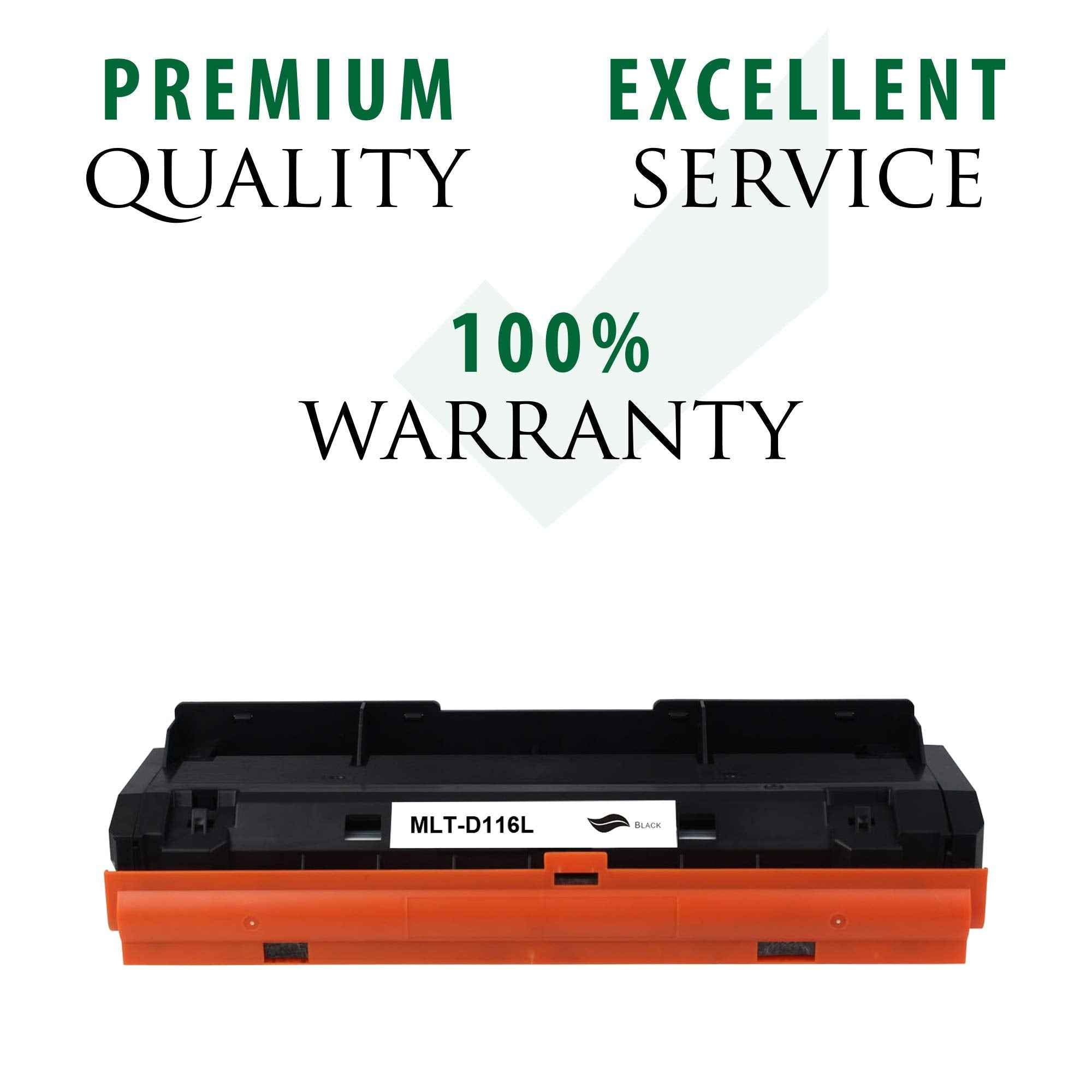 Premium Ink&Toner | Re-Manufactured Toner Cartridge Replacement for MLT-D116L – Standard Yield Laser Printer Cartridge Compatible with Samsung