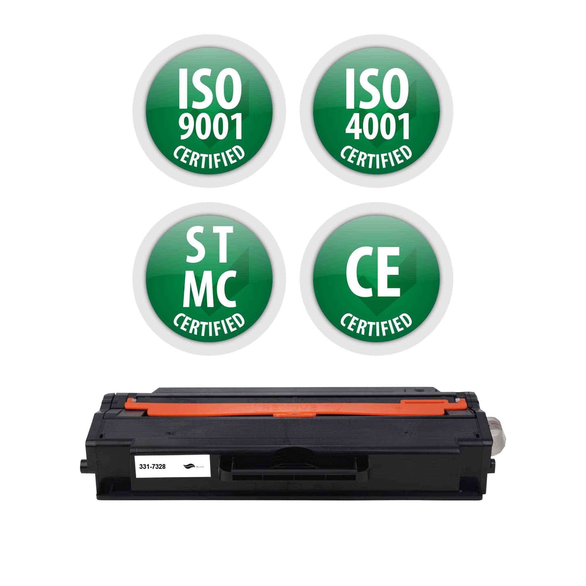 ABT Compatible Toner Cartridge Replacement for Dell 331-7328 – High Yield Black