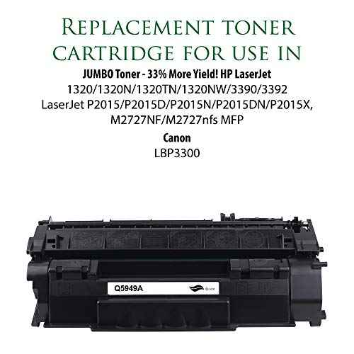 ABT Compatible Toner Cartridge Replacement for HP, Canon, Q5949A(Universal with Q7553A) Standard Yield Laser Printer Cartridge