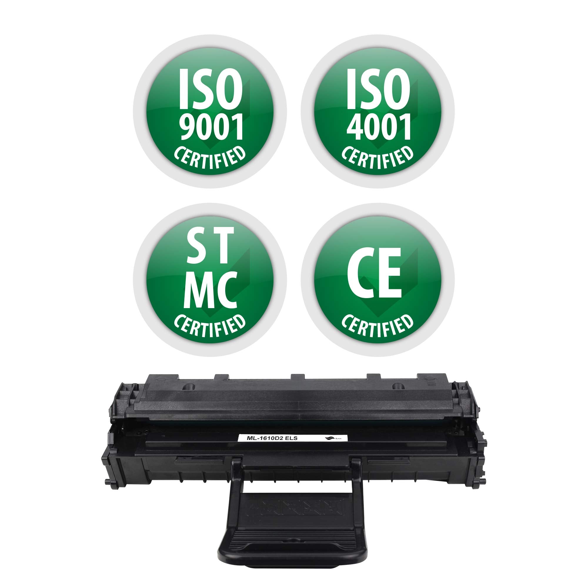 Premium Ink&Toner | Re-Manufactured Toner Cartridge Replacement for ML-1610D2 – Standard Yield Laser Printer Cartridge Compatible with Dell, Samsung