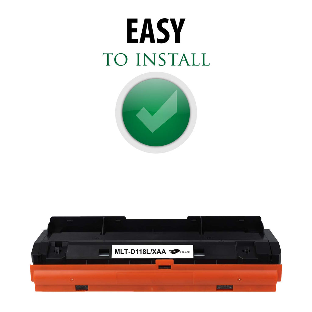 Re-Manufactured Toner Cartridge Replacement for MLT-D118L/XAA | Standard Yield Laser Printer Cartridge Compatible with Samsung Xpress M3015DW/M3065FW - Black by Premium Ink&Toner