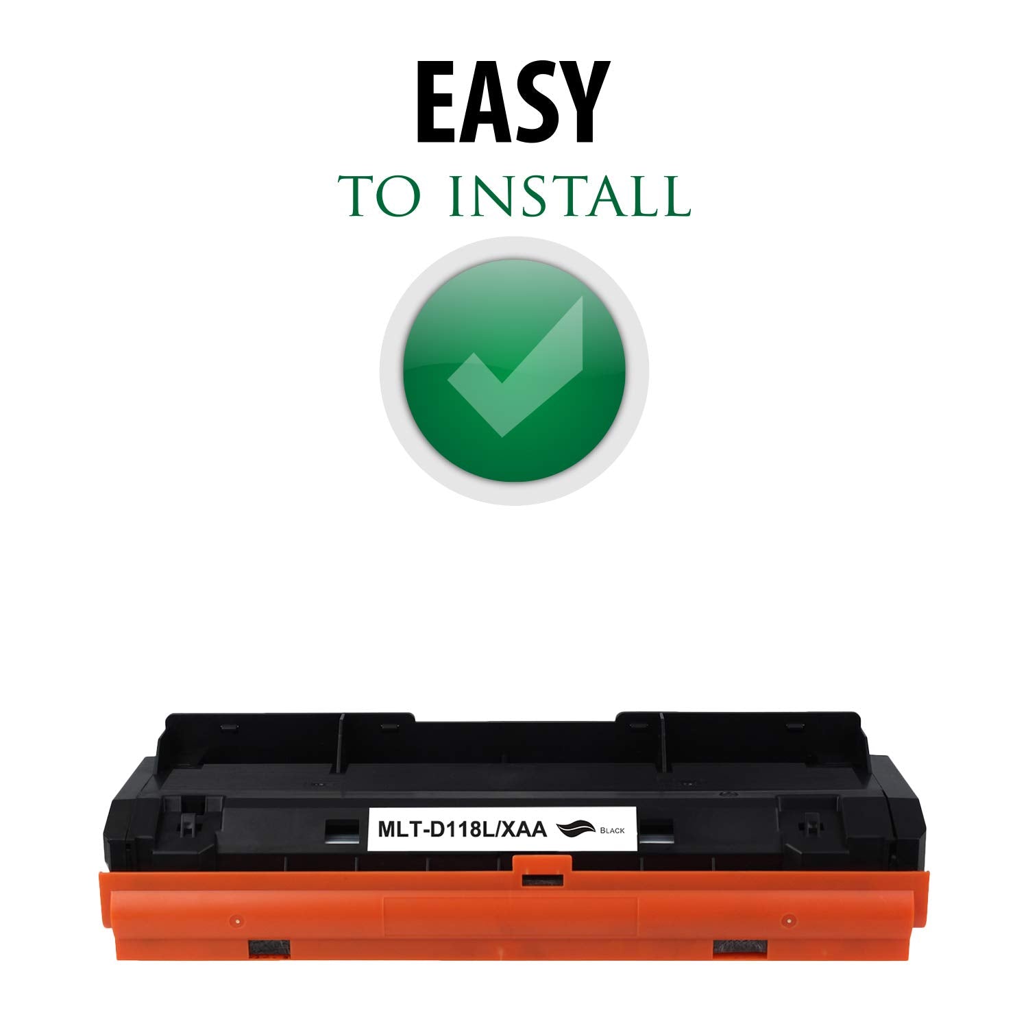 Re-Manufactured Toner Cartridge Replacement for MLT-D118L/XAA | Standard Yield Laser Printer Cartridge Compatible with Samsung Xpress M3015DW/M3065FW - Black by Premium Ink&Toner
