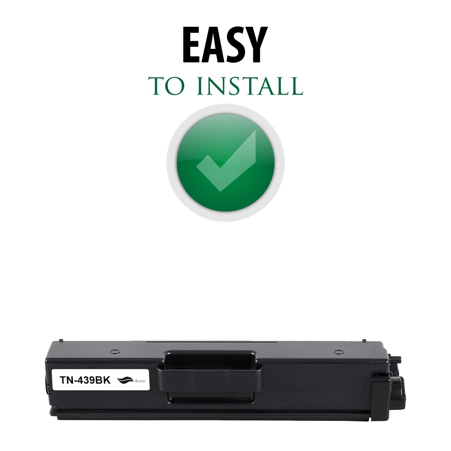 Premium Ink&Toner | Re-Manufactured Toner Cartridge Replacement for TN-439BK – Standard Yield Laser Printer Cartridge Compatible with Brother
