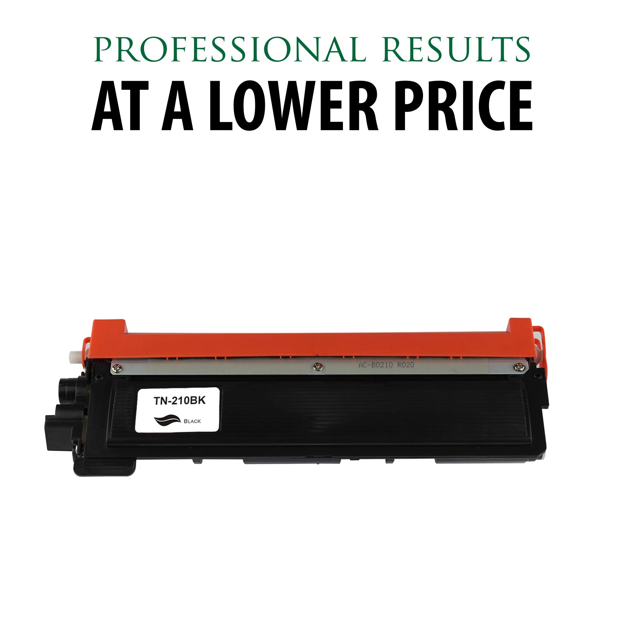 Premium Ink&Toner | Re-Manufactured Toner Cartridge Replacement for TN-210BK – Standard Yield Laser Printer Cartridge Compatible with Brother