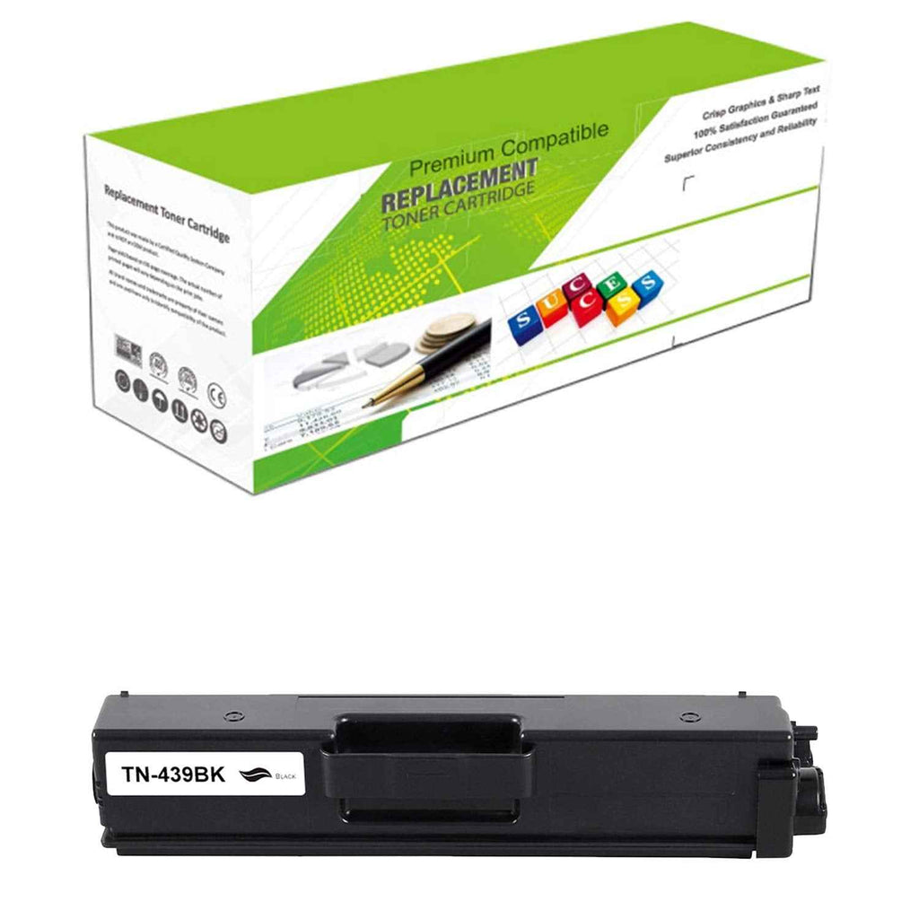 Premium Ink&Toner | Re-Manufactured Toner Cartridge Replacement for TN-439BK – Standard Yield Laser Printer Cartridge Compatible with Brother