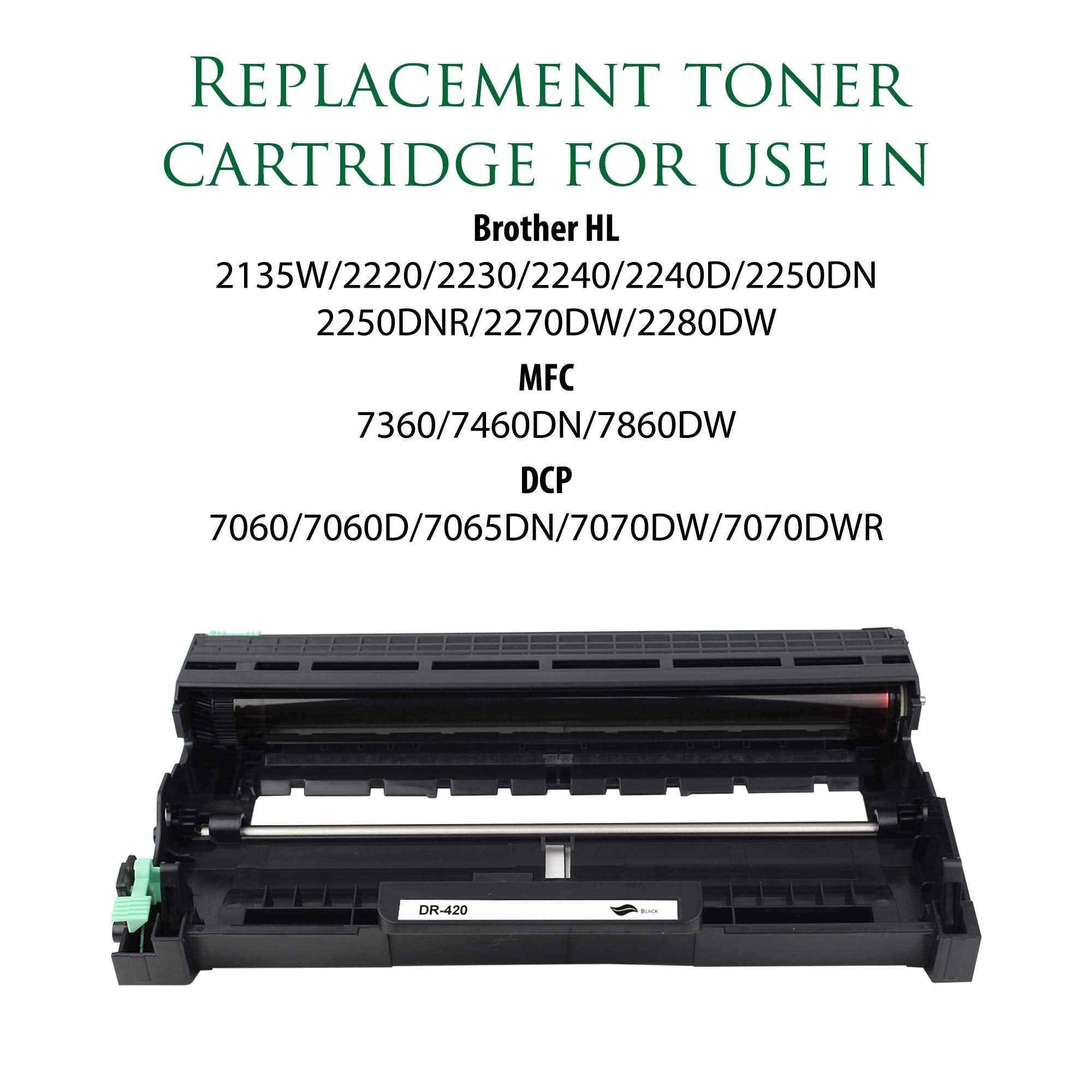 Premium Ink&Toner | Re-Manufactured Toner Drum Replacement for DR-420 – Standard Yield Laser Printer Drum Compatible with Brother
