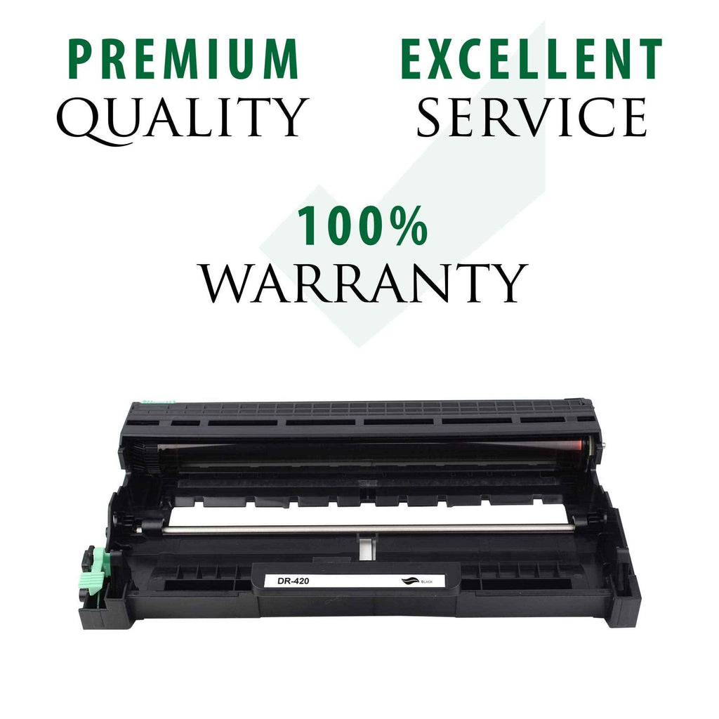 Premium Ink&Toner | Re-Manufactured Toner Drum Replacement for DR-420 – Standard Yield Laser Printer Drum Compatible with Brother