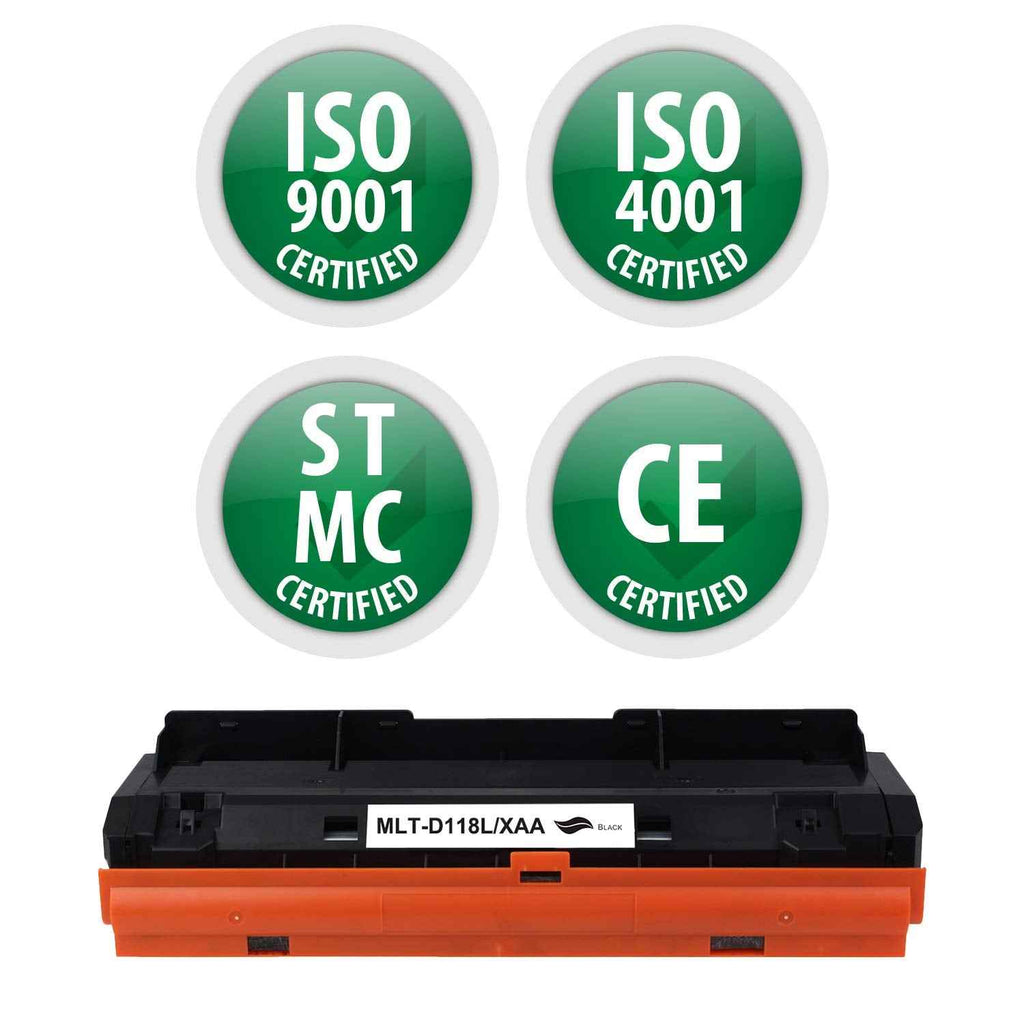 Re-Manufactured Toner Cartridge Replacement for MLT-D118L/XAA | Standard Yield Laser Printer Cartridge Compatible with Samsung Xpress M3015DW/M3065FW - Black by Premium Ink&Toner