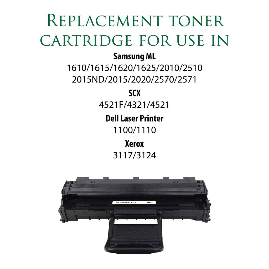 Premium Ink&Toner | Re-Manufactured Toner Cartridge Replacement for ML-1610D2 – Standard Yield Laser Printer Cartridge Compatible with Dell, Samsung