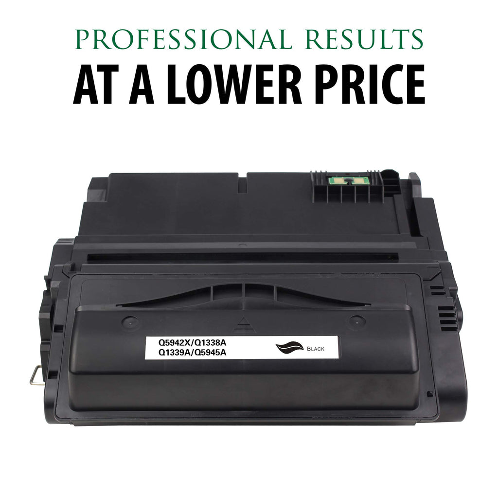Premium Ink&Toner | Re-Manufactured Toner Cartridge Replacement for Q5942X(Universal with Q1338A/Q1339A/Q5945A) – Standard Yield Laser Printer Cartridge Compatible with HP