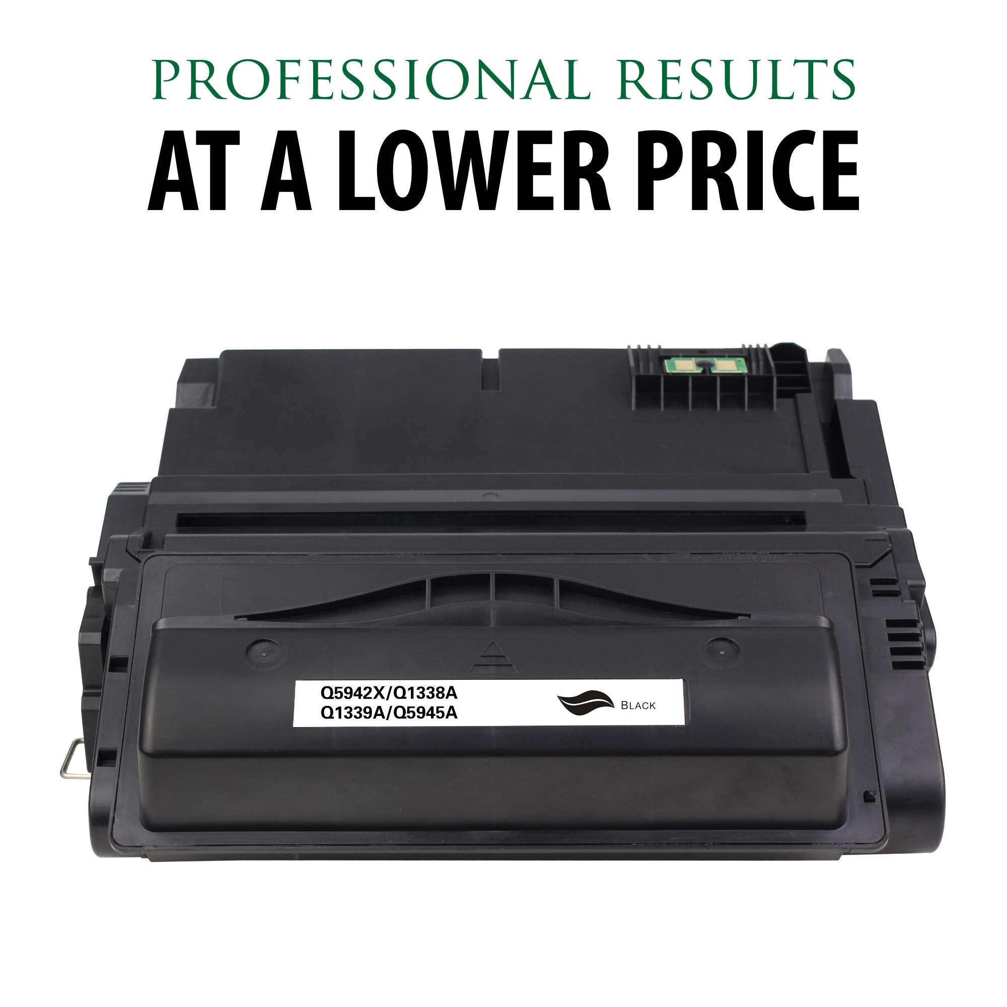 Premium Ink&Toner | Re-Manufactured Toner Cartridge Replacement for Q5942X(Universal with Q1338A/Q1339A/Q5945A) – Standard Yield Laser Printer Cartridge Compatible with HP