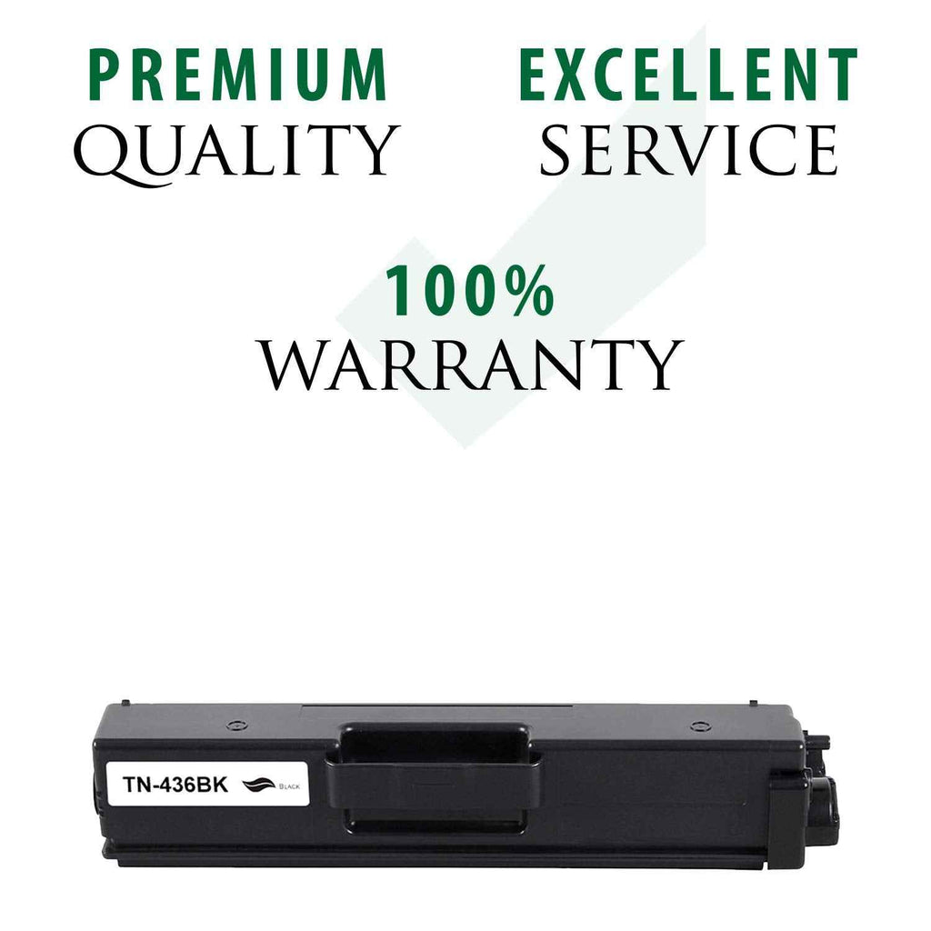 Remanufactured Toner Cartridge Replacement for TN-436BK | Standard Yield Laser Printer Cartridge Compatible with Brother HL-L8360CDW/L8360CDWT/L9310CDW, MFC-L8900CDW/L9570CDW by Premium Ink&Toner
