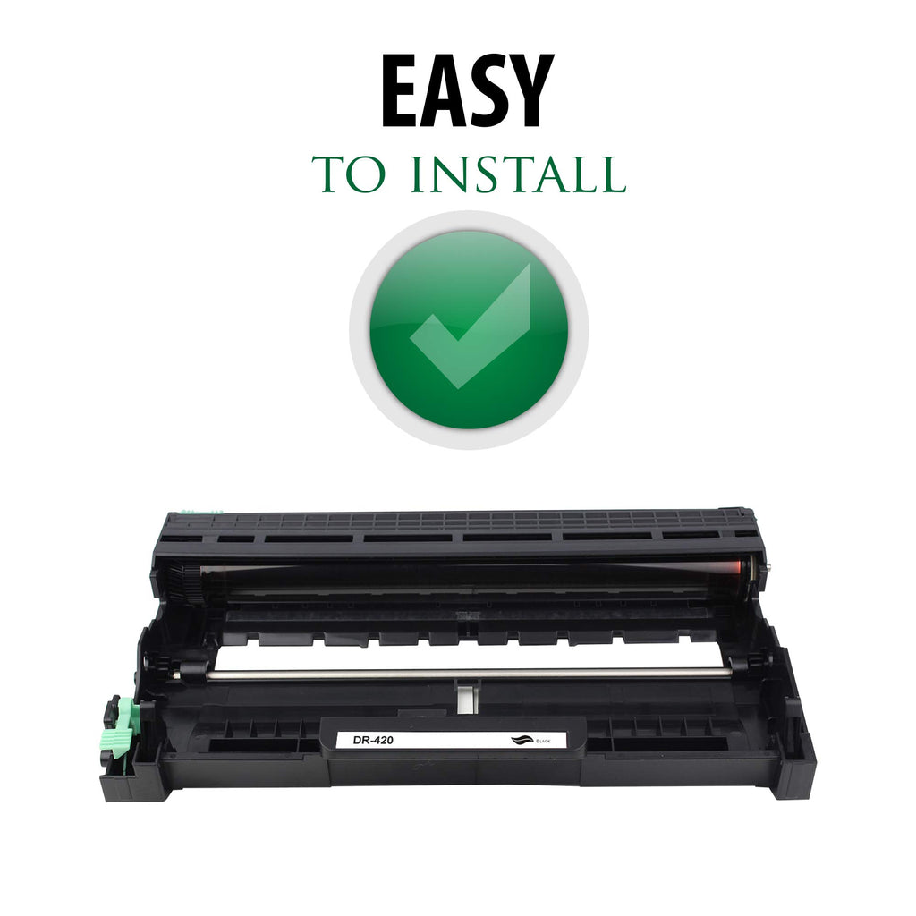 Premium Ink&Toner | Re-Manufactured Toner Drum Replacement for DR-420 – Standard Yield Laser Printer Drum Compatible with Brother