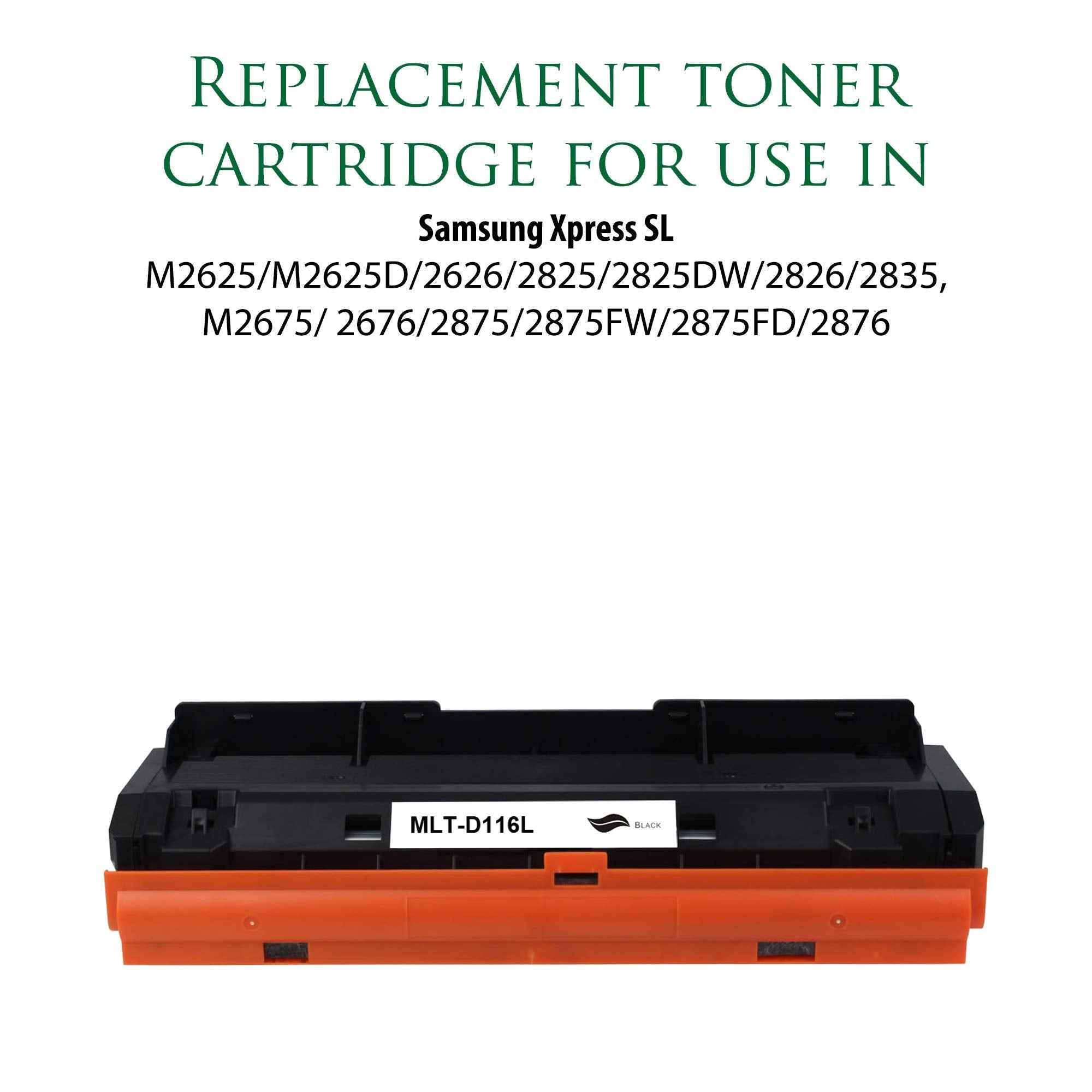 Premium Ink&Toner | Re-Manufactured Toner Cartridge Replacement for MLT-D116L – Standard Yield Laser Printer Cartridge Compatible with Samsung