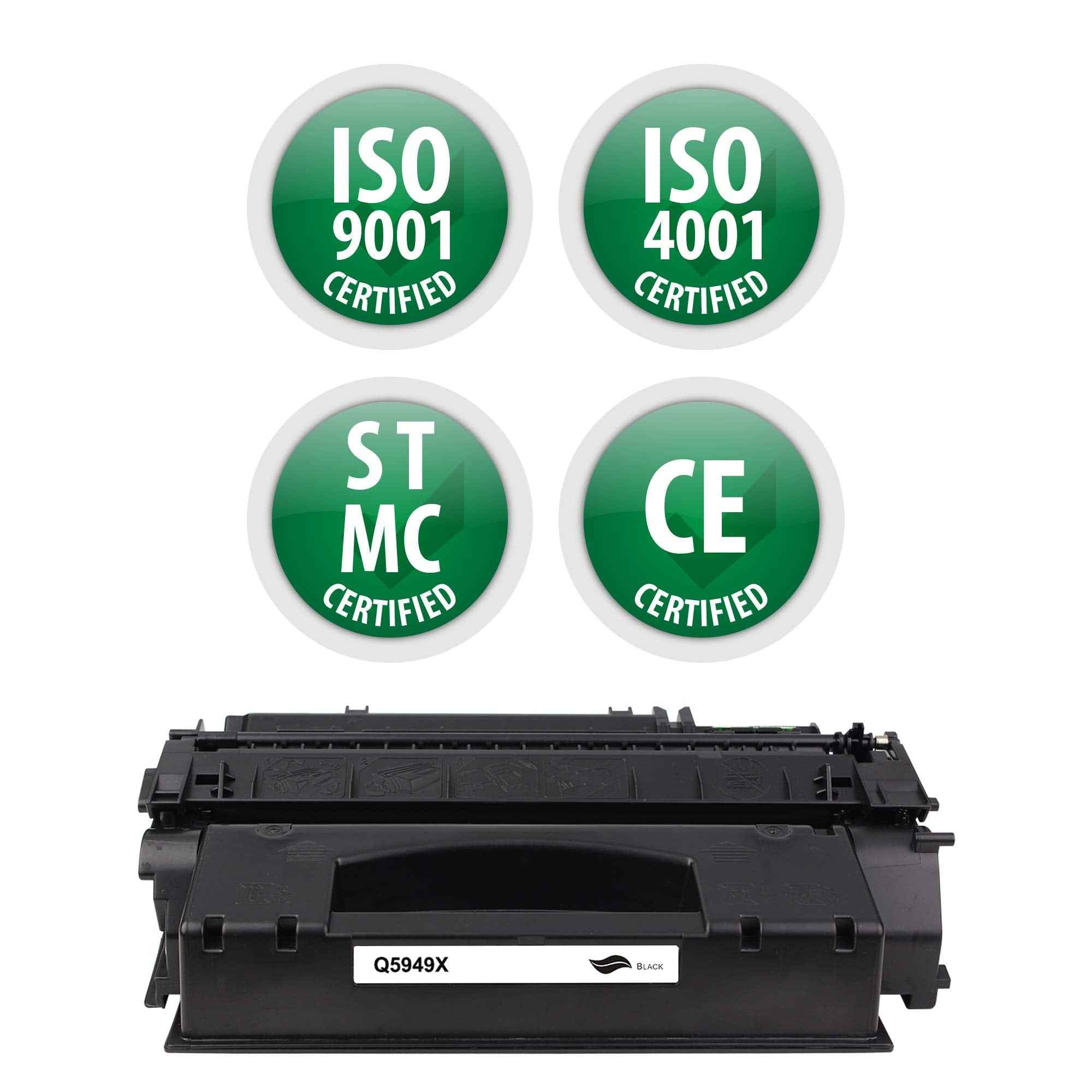 Premium Ink&Toner | Re-Manufactured Toner Cartridge Replacement for Q5949X(Universal with Q7553X) – Standard Yield Laser Printer Cartridge Compatible with Canon, HP