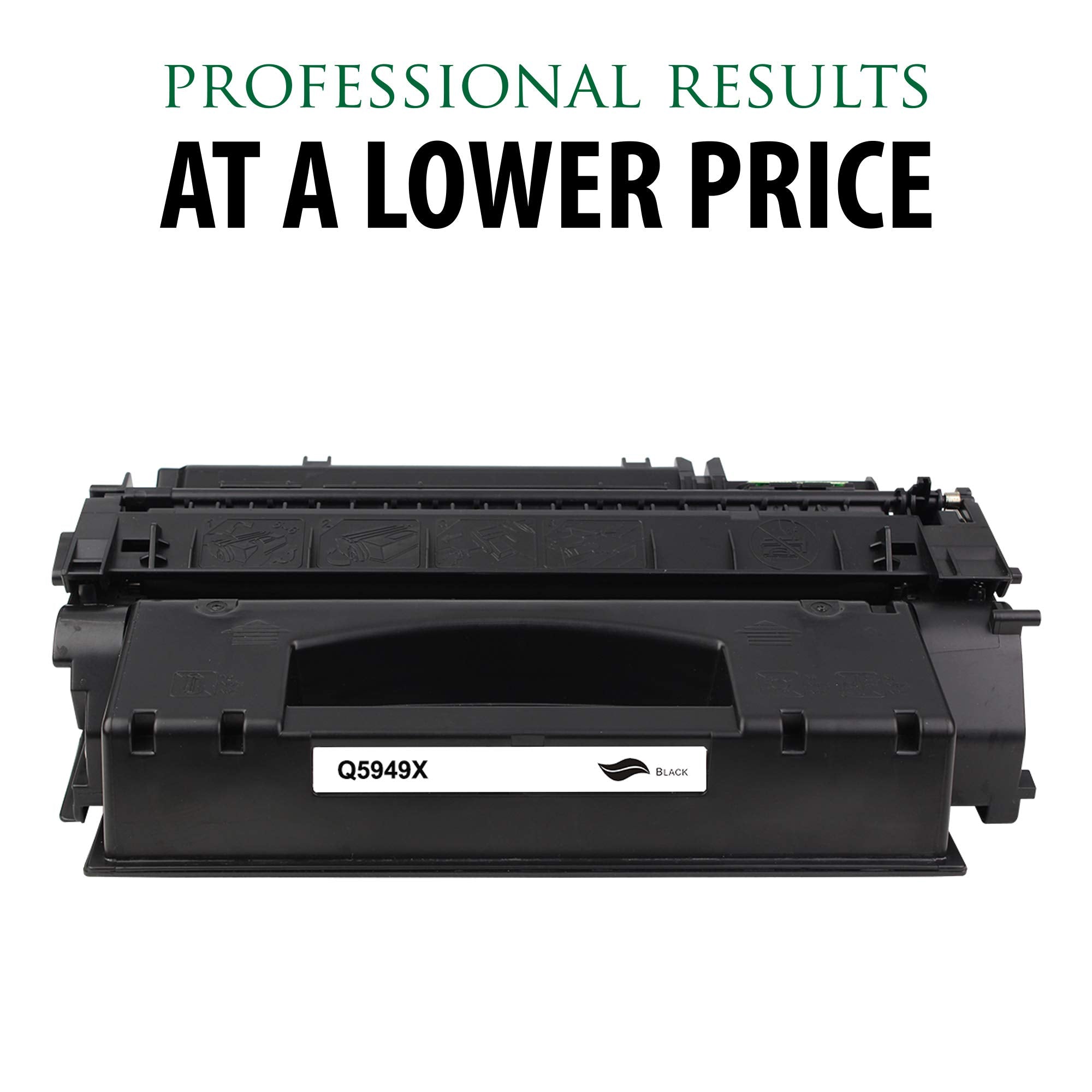 Premium Ink&Toner | Re-Manufactured Toner Cartridge Replacement for Q5949X(Universal with Q7553X) – Standard Yield Laser Printer Cartridge Compatible with Canon, HP