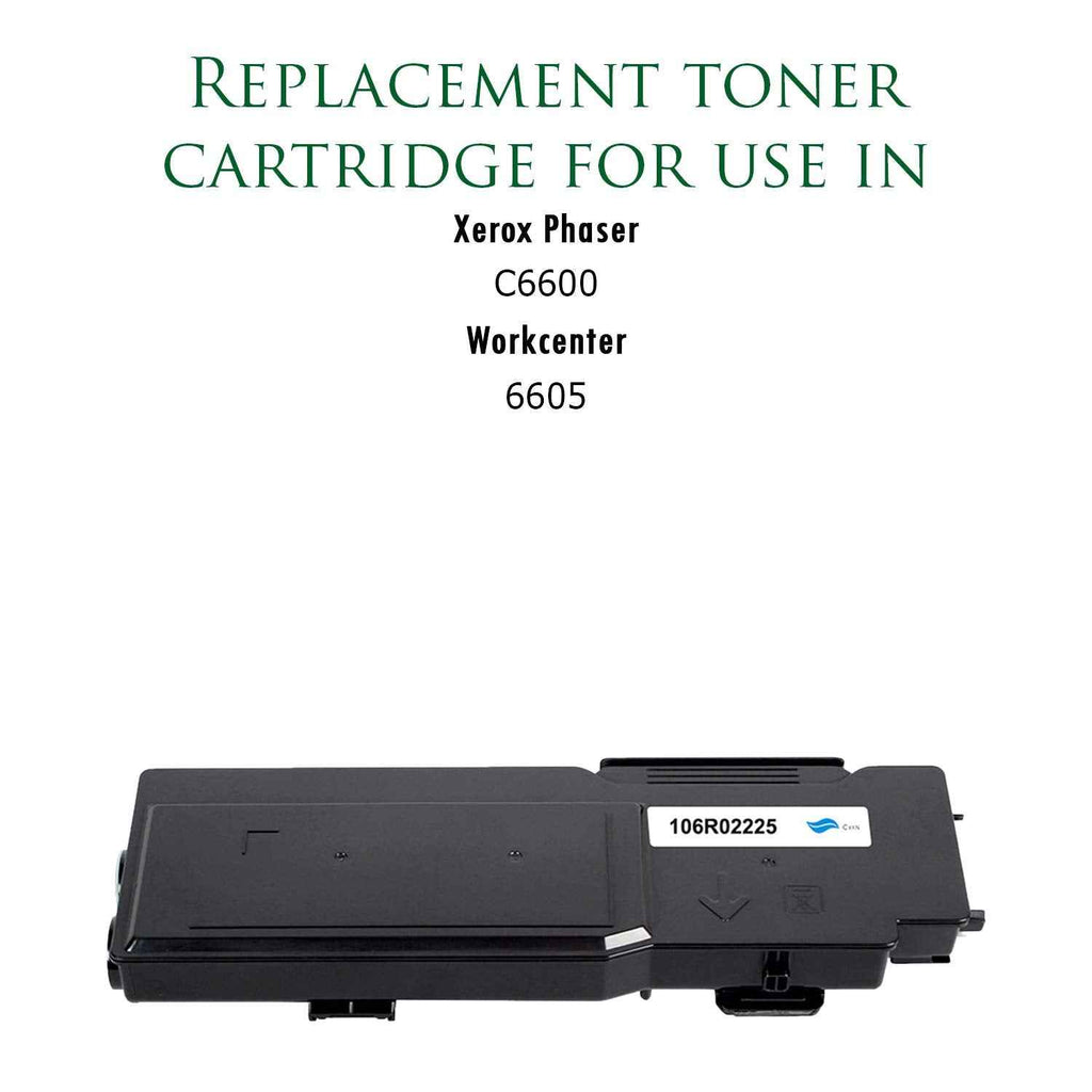 Premium Ink&Toner | Re-Manufactured Toner Cartridge Replacement for 106R02225 – Standard Yield Laser Printer Cartridge Compatible with Xerox