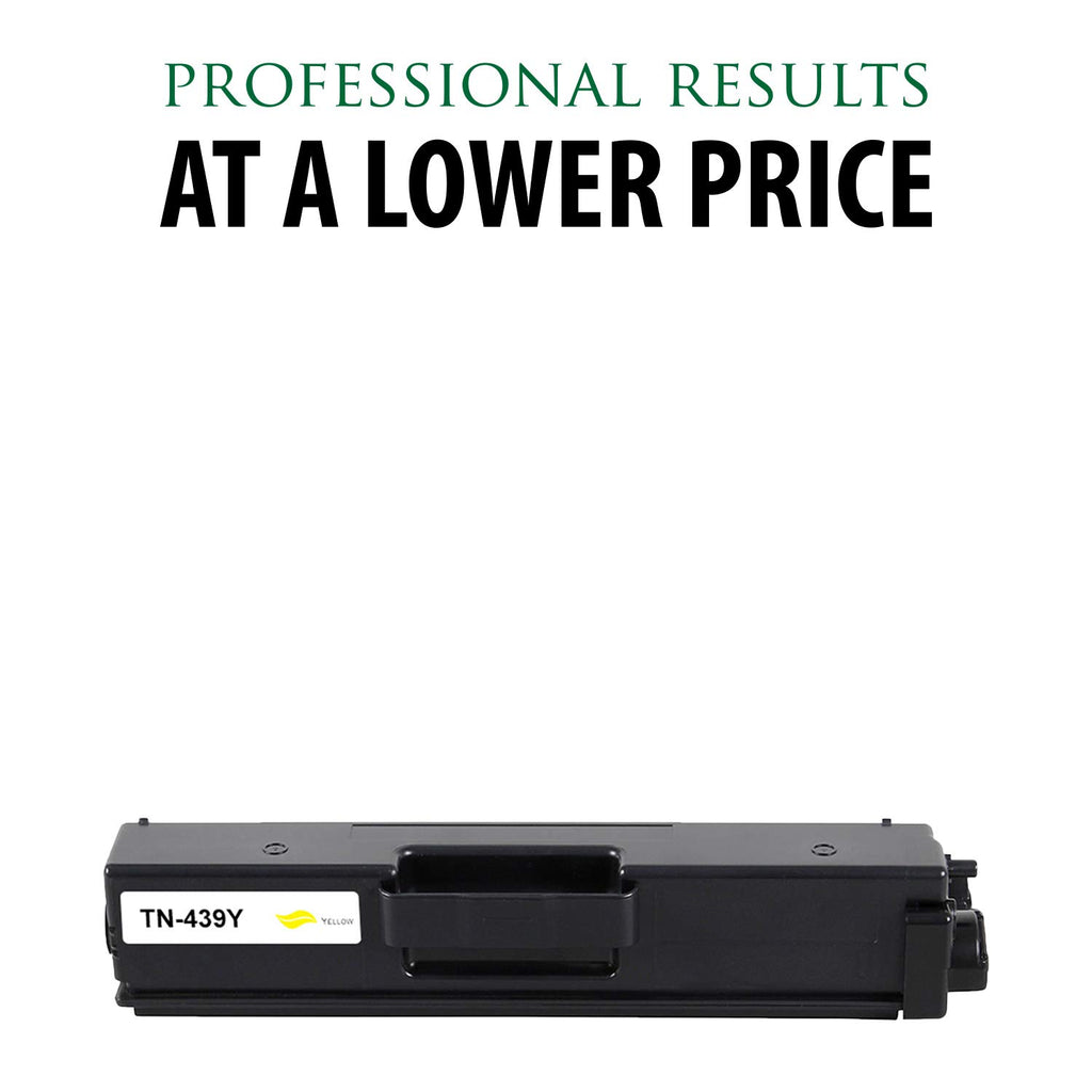 Premium Ink&Toner | Re-Manufactured Toner Cartridge Replacement for TN-439Y – Standard Yield Laser Printer Cartridge Compatible with Brother