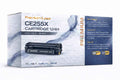 CE255X Toner Cartridge Black (55X) / Cartridge 124H, Compatible with HP LaserJet Enterprise M525 M521 P3015 Series Printers, High Yield, 1-Pack