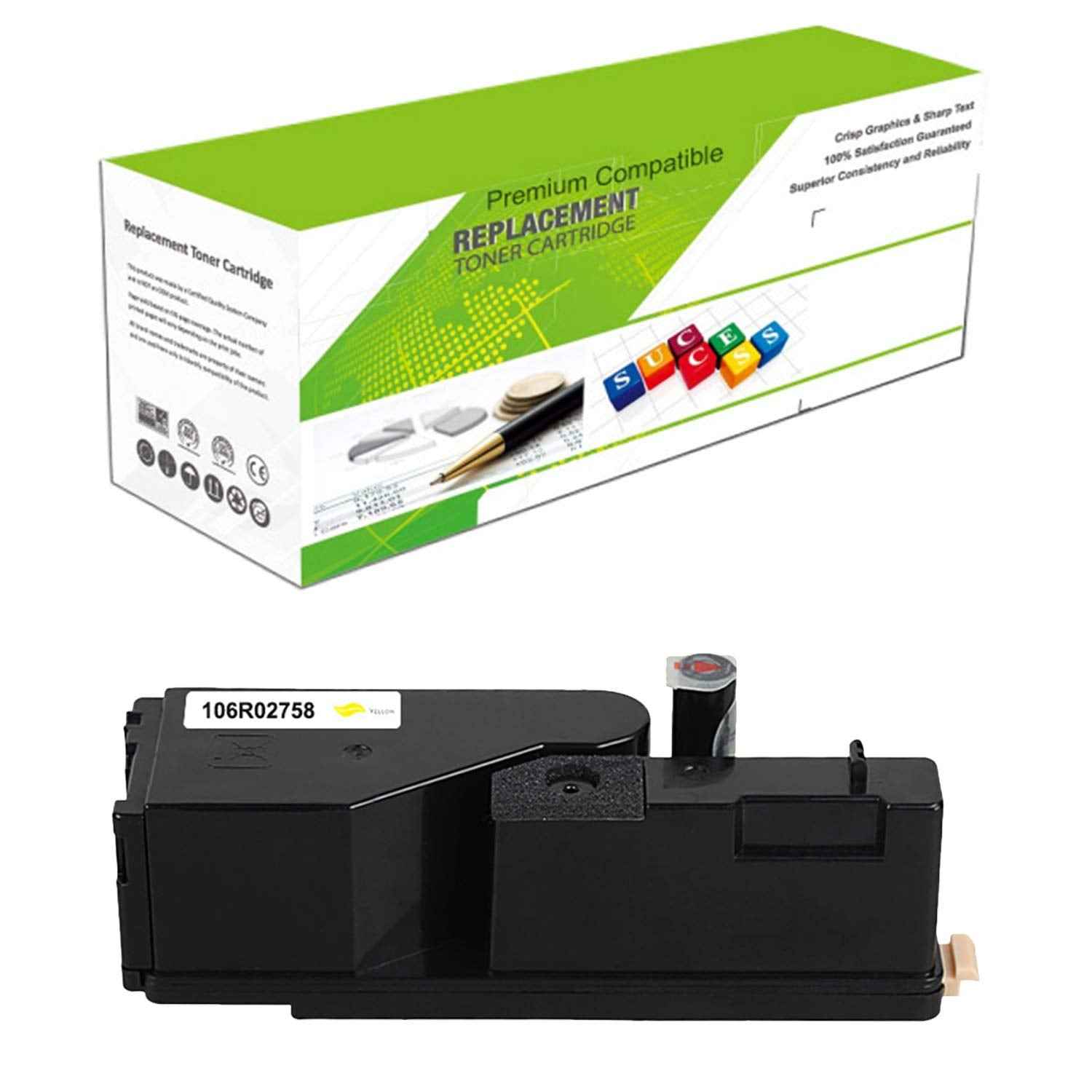 Premium Ink&Toner | Re-Manufactured Toner Cartridge Replacement for 106R02758 – Standard Yield Laser Printer Cartridge Compatible with Xerox