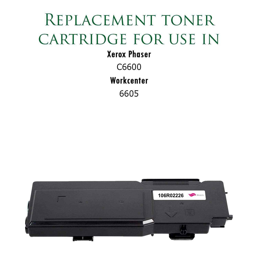 Premium Ink&Toner | Re-Manufactured Toner Cartridge Replacement for 106R02226 – Standard Yield Laser Printer Cartridge Compatible with Xerox