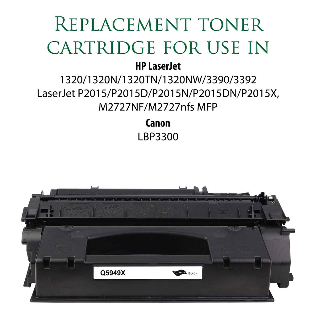 Premium Ink&Toner | Re-Manufactured Toner Cartridge Replacement for Q5949X(Universal with Q7553X) – Standard Yield Laser Printer Cartridge Compatible with Canon, HP