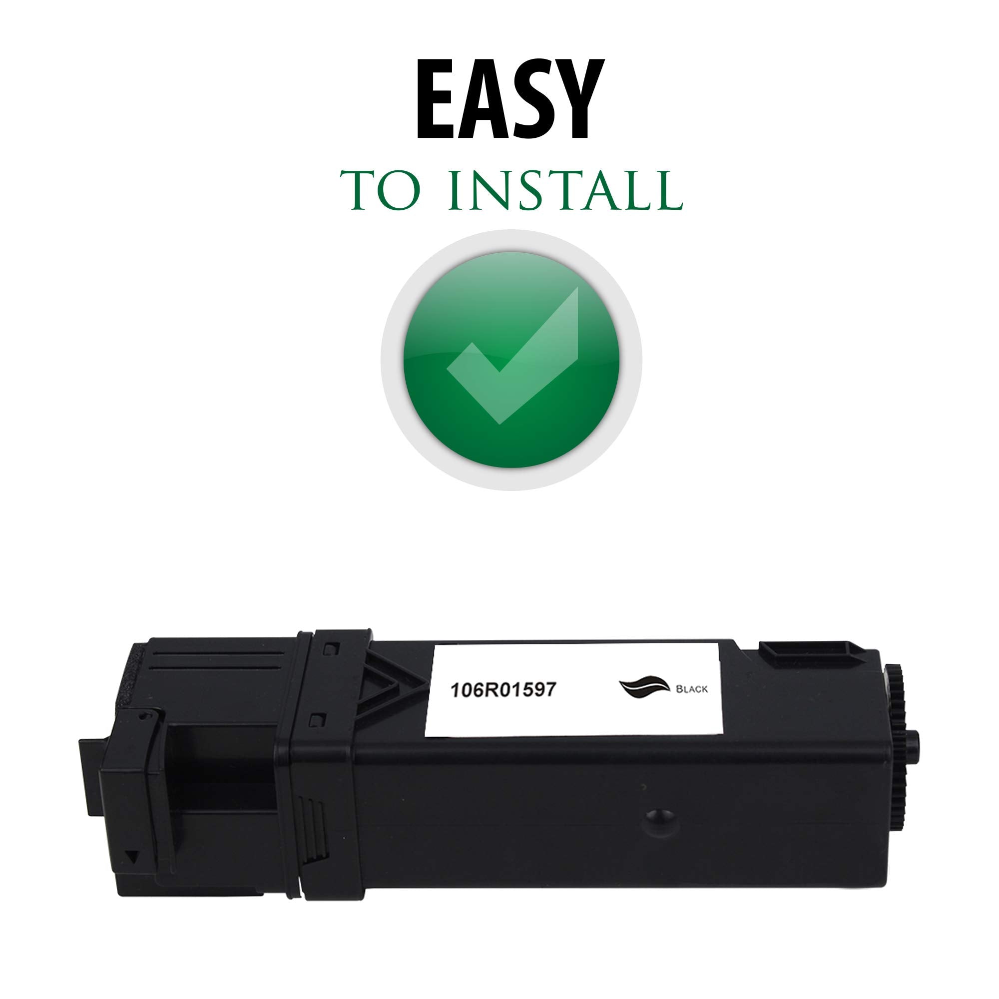 Premium Ink&Toner | Re-Manufactured Toner Cartridge Replacement for 106R01597 – Standard Yield Laser Printer Cartridge Compatible with Xerox