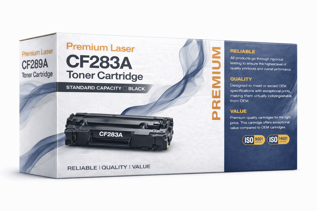 Compatible HP CF283A 83A Black Toner Cartridge | 1,500 Pages | Also Replaces CF283X 83X | Fits HP LaserJet Pro M201DW M125FW M126NW M127FW M128FW M225DW M226DW
