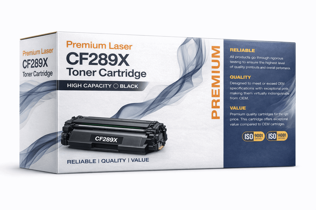 Compatible CF289X High Yield Black Toner Cartridge for HP LaserJet Enterprise M507 & MFP M528 Series