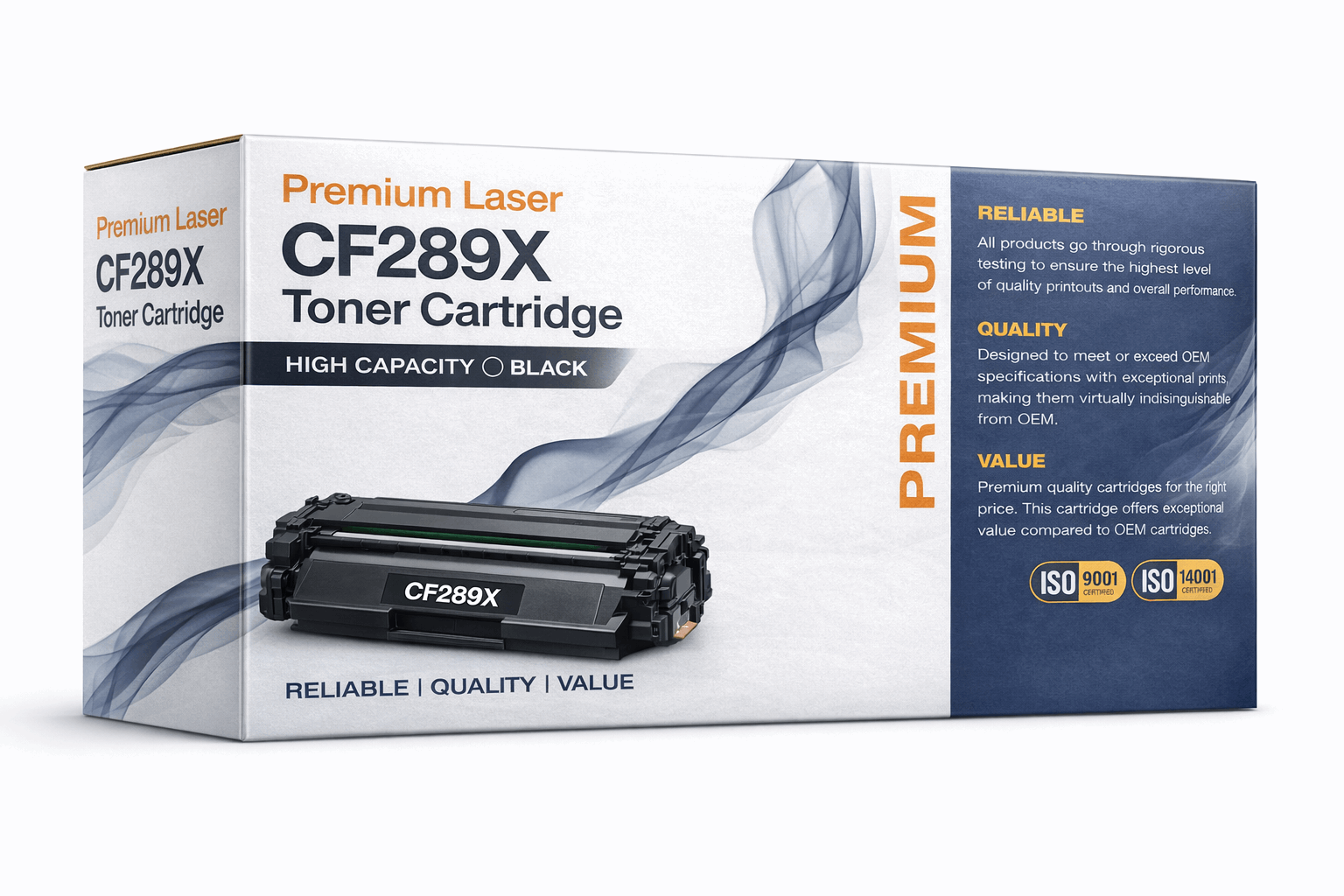 Compatible CF289X High Yield Black Toner Cartridge for HP LaserJet Enterprise M507 & MFP M528 Series