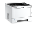 Kyocera monochrome laser printer with front output tray and top document feed