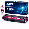 Packaging of the TN436M high yield magenta toner cartridge with ABT branding.