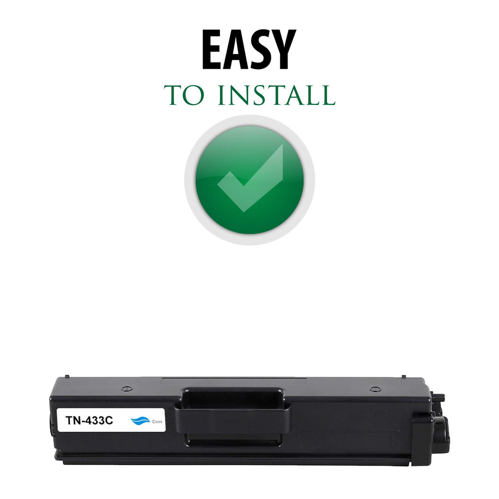 Premium Ink&Toner | Re-Manufactured Toner Cartridge Replacement for TN-439C – Standard Yield Laser Printer Cartridge Compatible with Brother