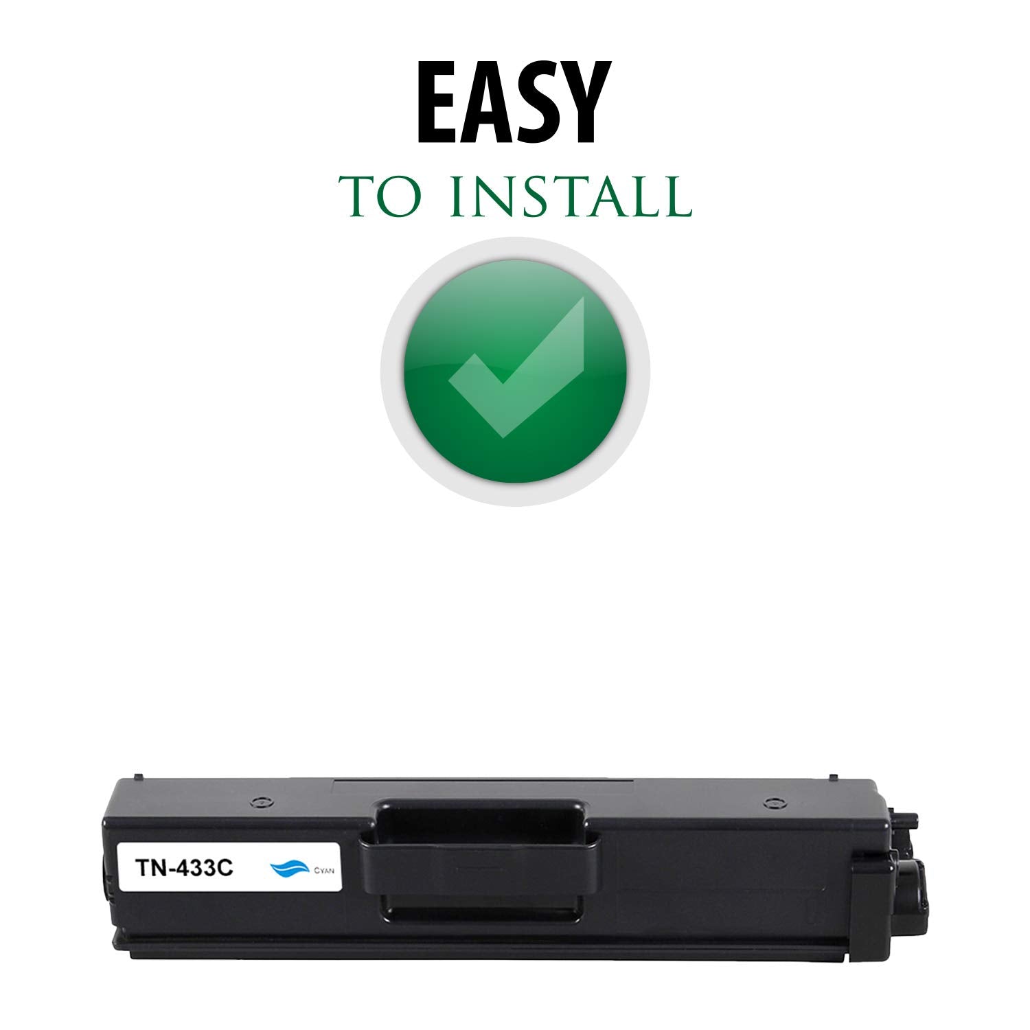 Premium Ink&Toner | Re-Manufactured Toner Cartridge Replacement for TN-439C – Standard Yield Laser Printer Cartridge Compatible with Brother