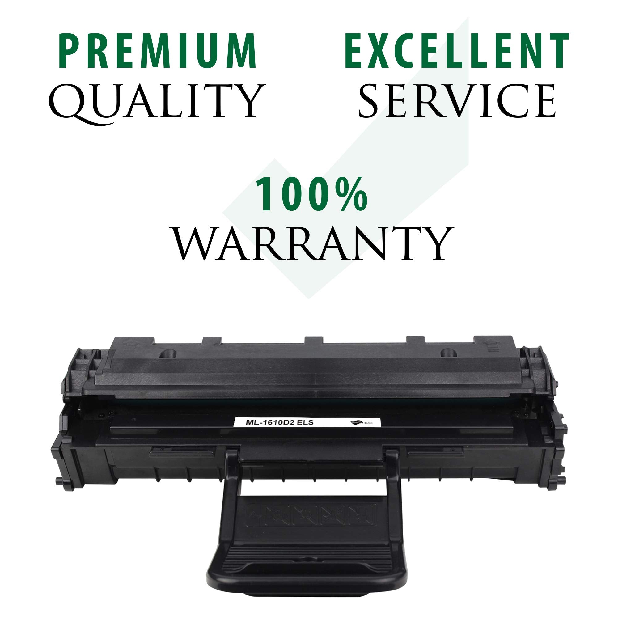Premium Ink&Toner | Re-Manufactured Toner Cartridge Replacement for ML-1610D2 – Standard Yield Laser Printer Cartridge Compatible with Dell, Samsung
