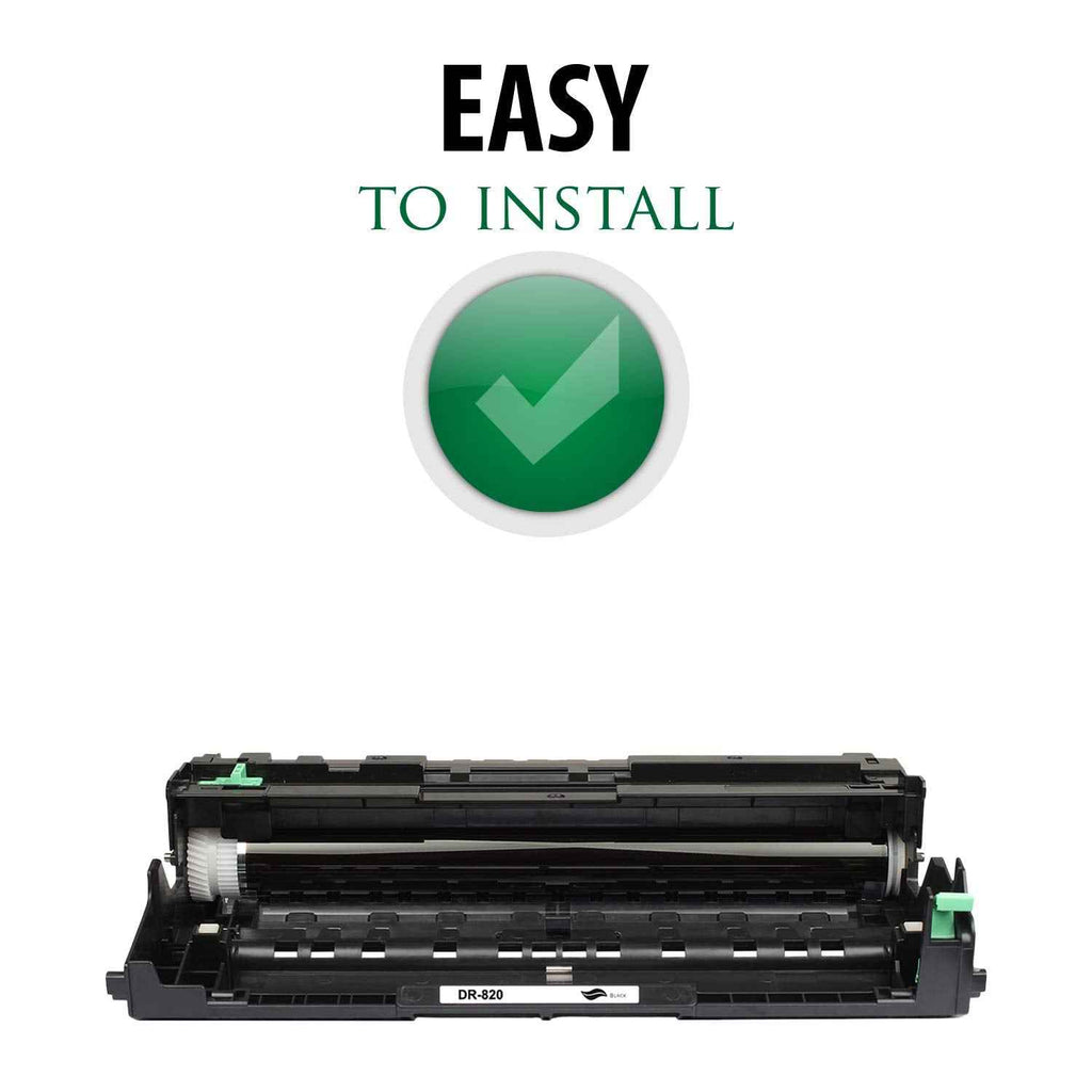 Premium Ink&Toner | Re-Manufactured Toner Drum Replacement for DR-820 – Standard Yield Laser Printer Drum Compatible with Brother