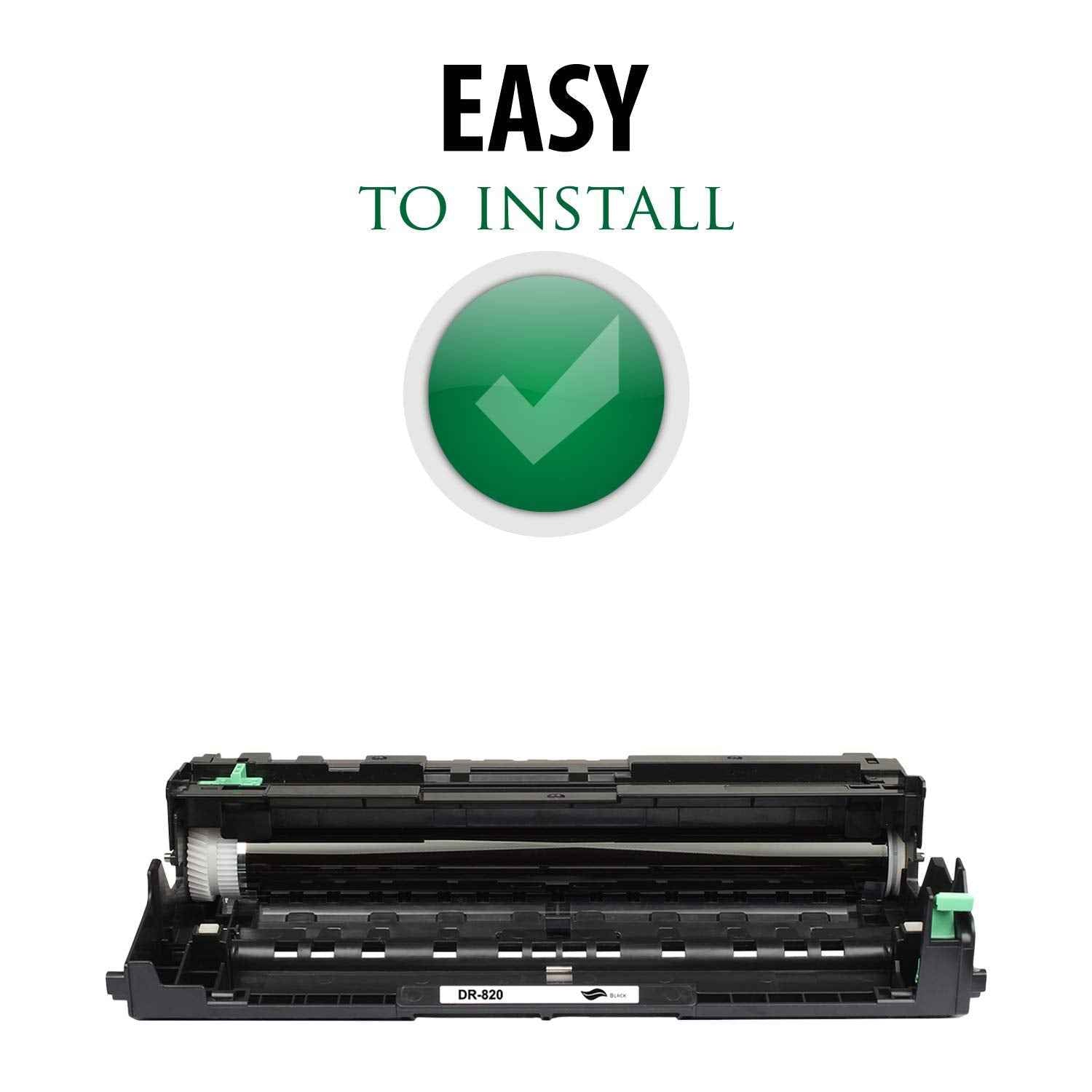 Premium Ink&Toner | Re-Manufactured Toner Drum Replacement for DR-820 – Standard Yield Laser Printer Drum Compatible with Brother