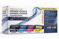 Front view of Advanced Business Technology toner cartridge 4-pack with black, cyan, magenta, and yellow colors.
