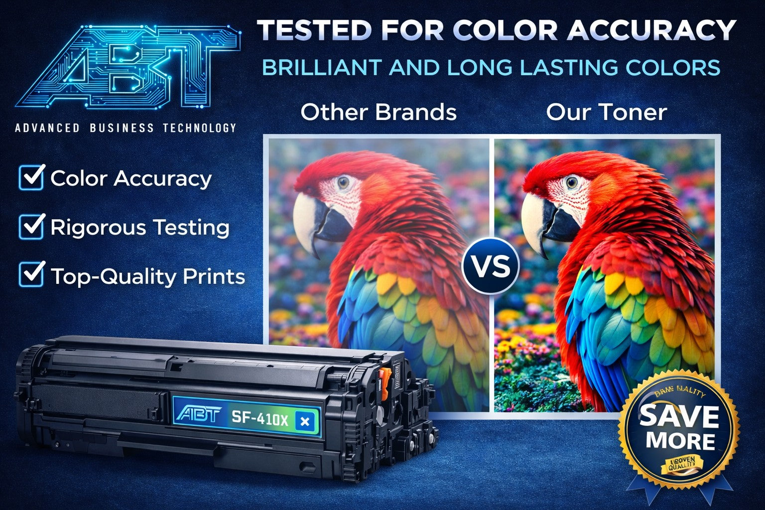Packaging of the 5-pack TN760 black toner cartridges for Brother printers, highlighting free shipping features.