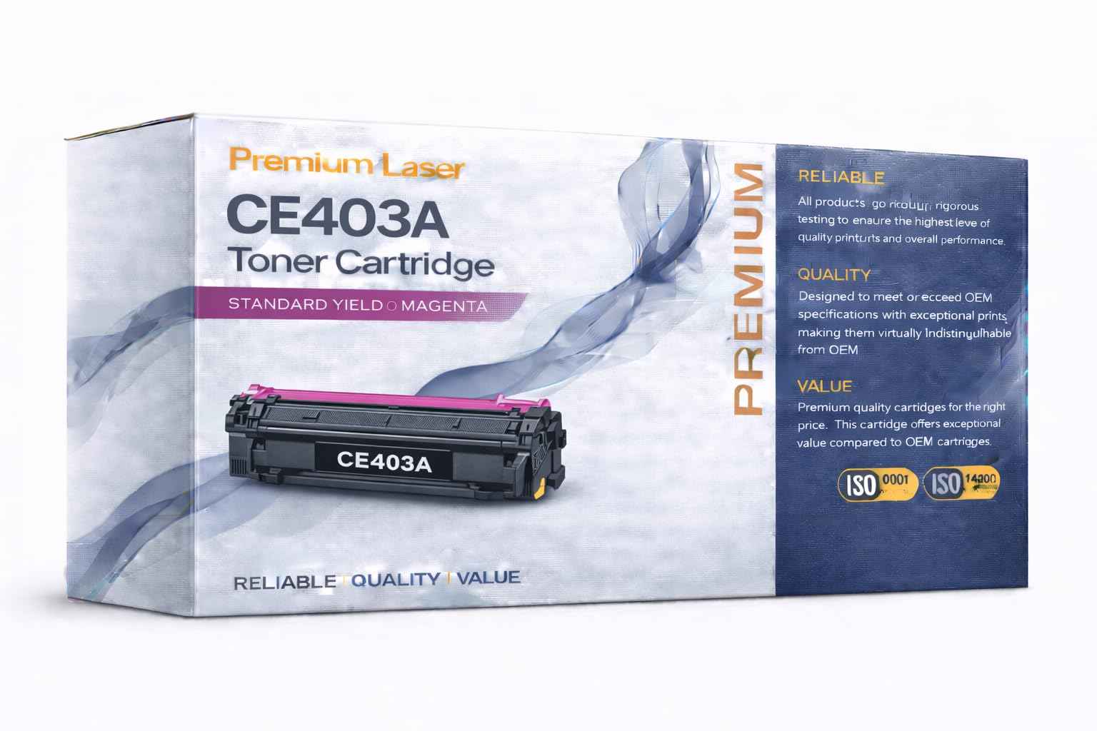 CE403A Toner Cartridge Magenta (507A), Compatible with HP Color LaserJet M551 M570 M575 Series Printers, Standard Yield, 1-Pack