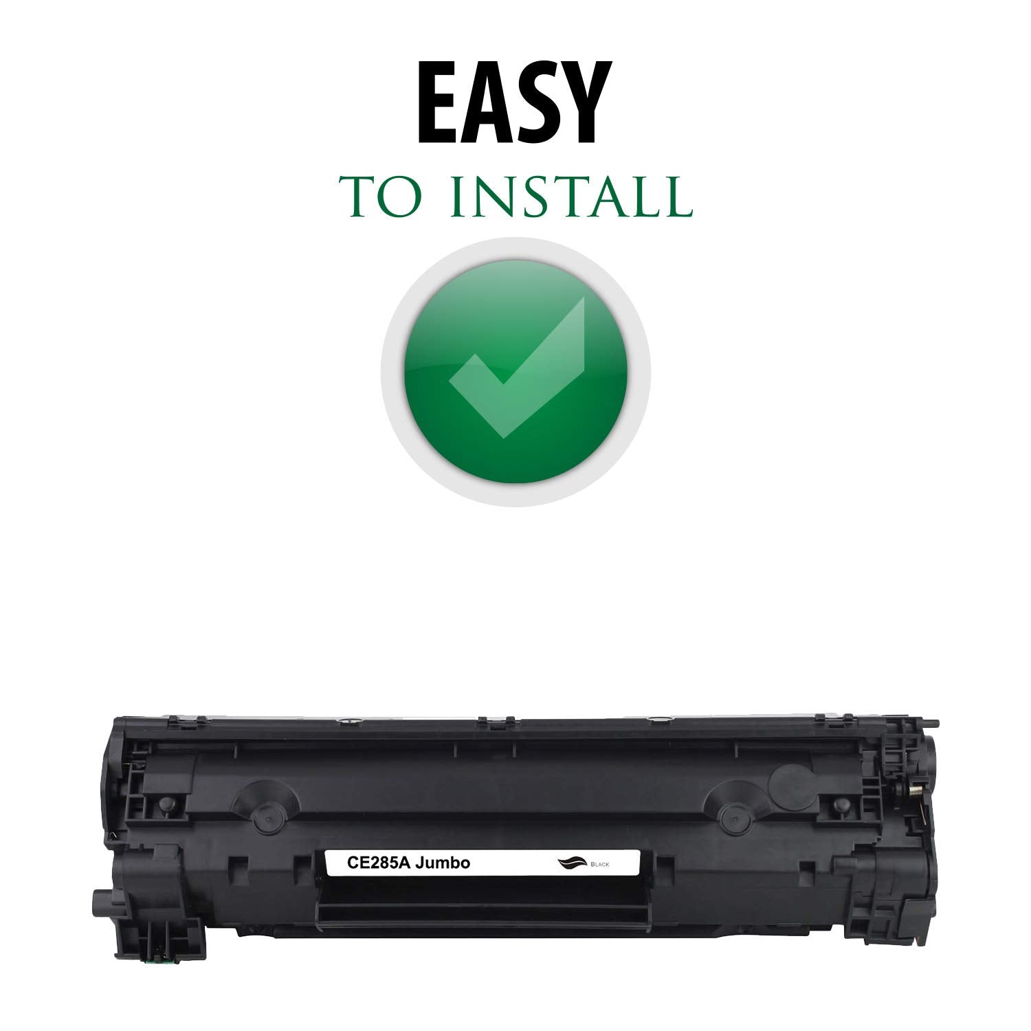 Premium Ink&Toner | Re-Manufactured Toner Cartridge Replacement for CE285A Jumbo â€“ Standard Yield Laser Printer Cartridge Compatible with Canon, HP
