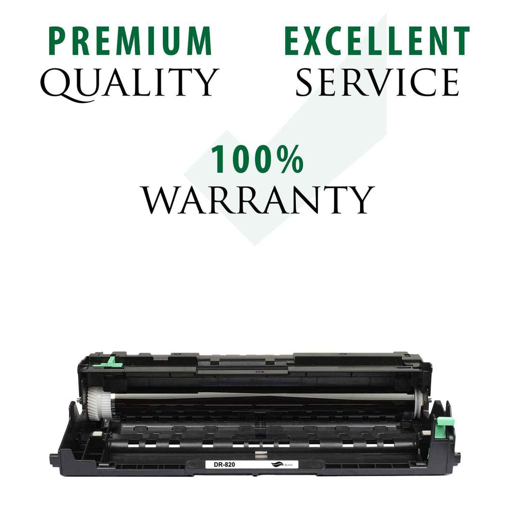 Premium Ink&Toner | Re-Manufactured Toner Drum Replacement for DR-820 – Standard Yield Laser Printer Drum Compatible with Brother