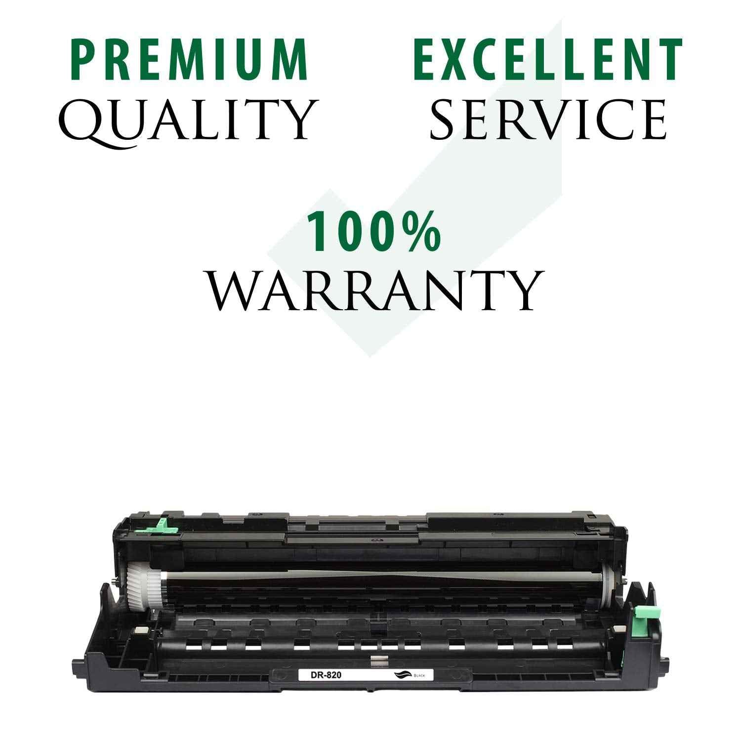 Premium Ink&Toner | Re-Manufactured Toner Drum Replacement for DR-820 – Standard Yield Laser Printer Drum Compatible with Brother