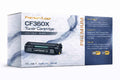 CF360X Black Toner Cartridge 508X box showing high yield performance and ISO certification for HP LaserJet printers.