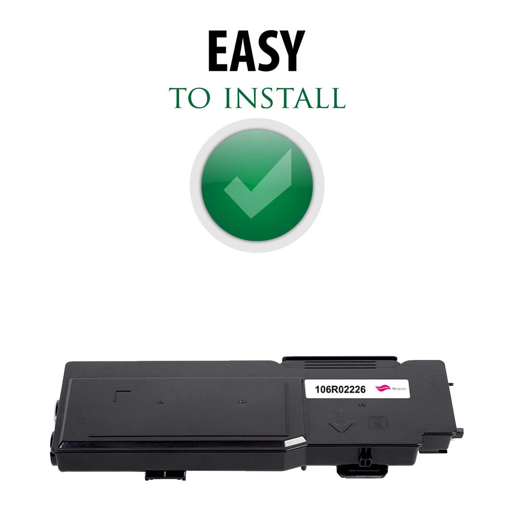 Premium Ink&Toner | Re-Manufactured Toner Cartridge Replacement for 106R02226 – Standard Yield Laser Printer Cartridge Compatible with Xerox