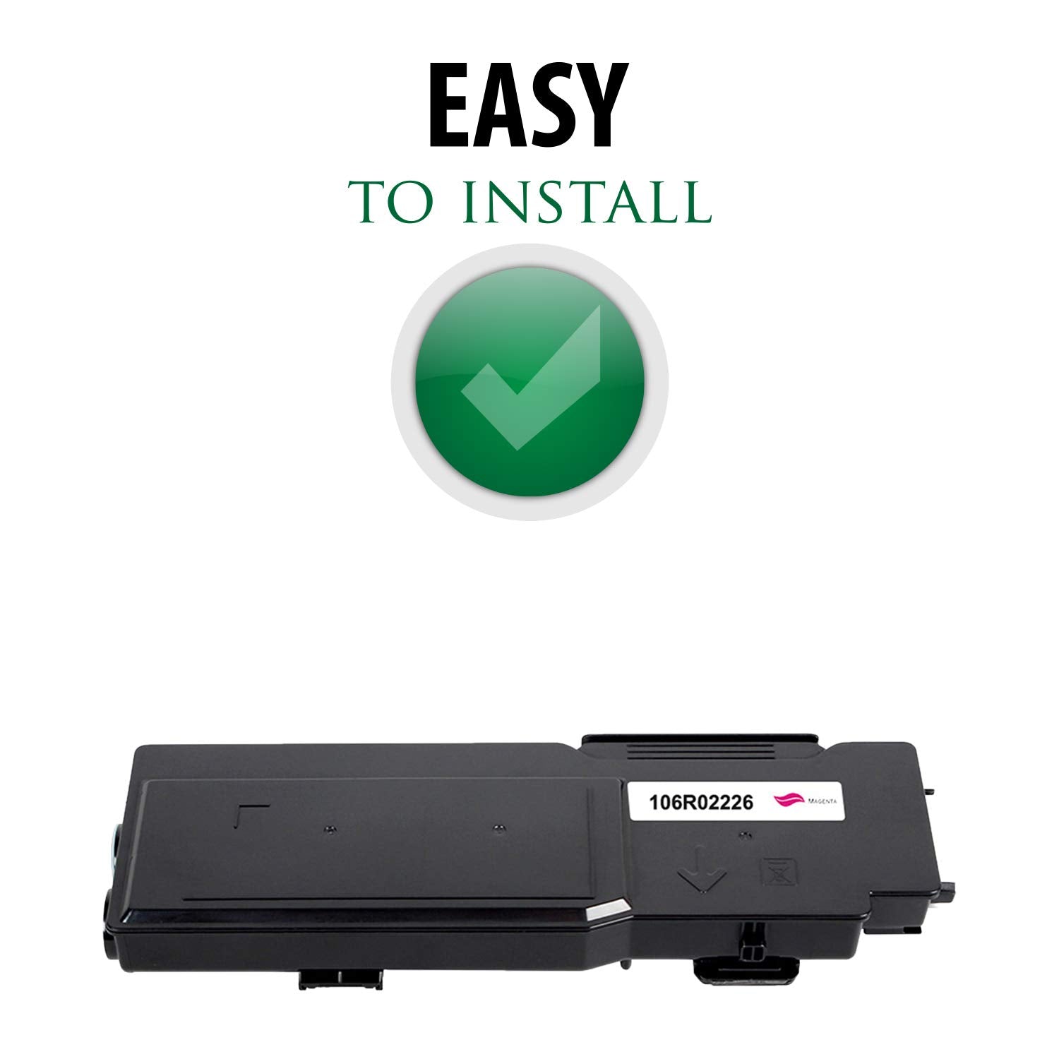 Premium Ink&Toner | Re-Manufactured Toner Cartridge Replacement for 106R02226 – Standard Yield Laser Printer Cartridge Compatible with Xerox