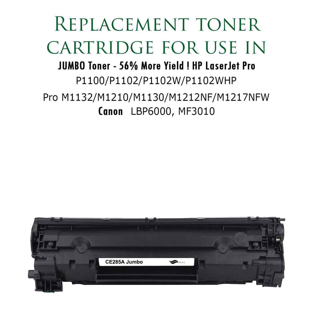 Premium Ink&Toner | Re-Manufactured Toner Cartridge Replacement for CE285A Jumbo â€“ Standard Yield Laser Printer Cartridge Compatible with Canon, HP