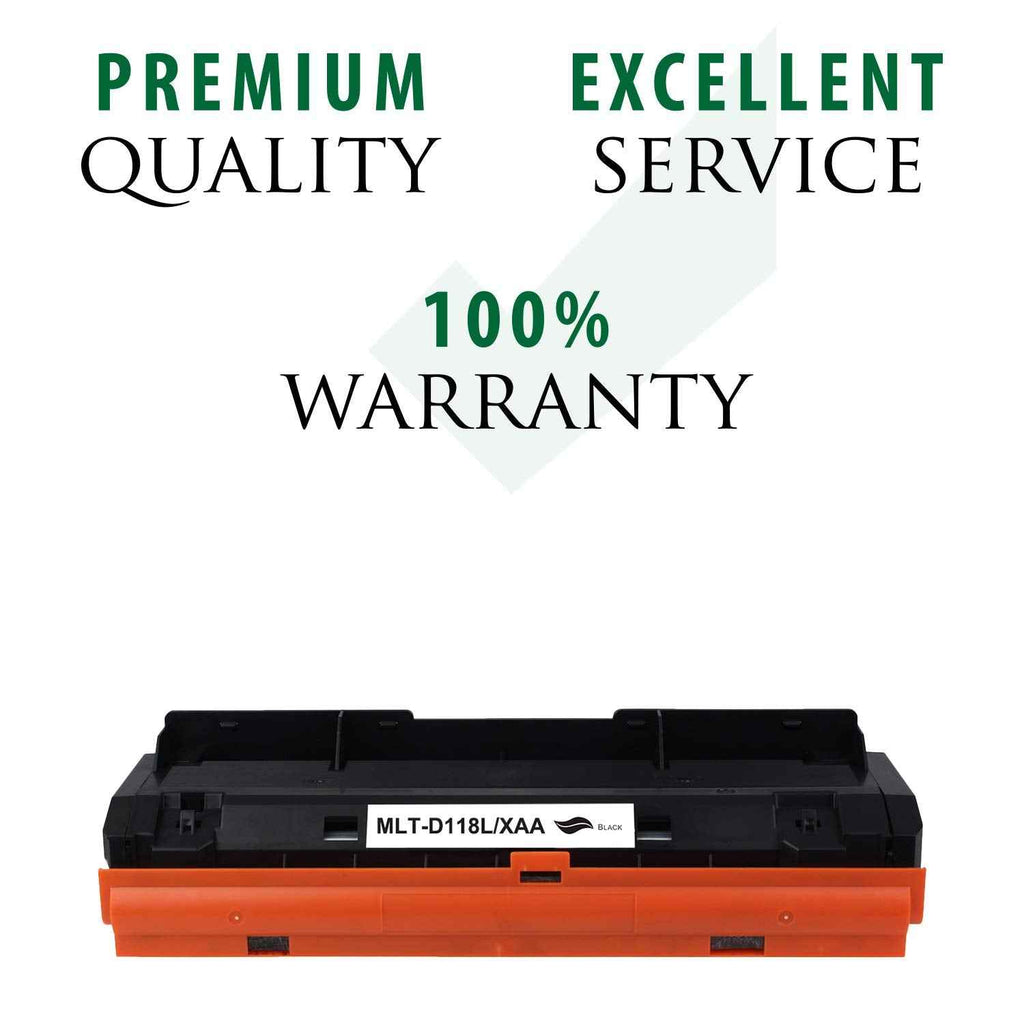 Re-Manufactured Toner Cartridge Replacement for MLT-D118L/XAA | Standard Yield Laser Printer Cartridge Compatible with Samsung Xpress M3015DW/M3065FW - Black by Premium Ink&Toner